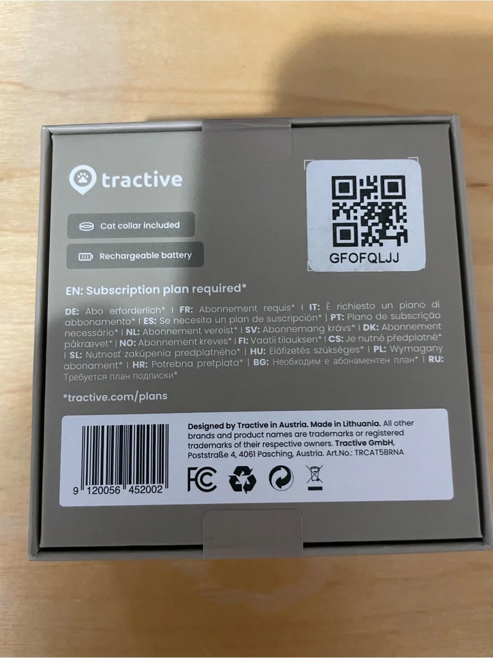 Tractive CAT Mini GPS Tracker Tag For Cats Waterproof Health Activity Collar